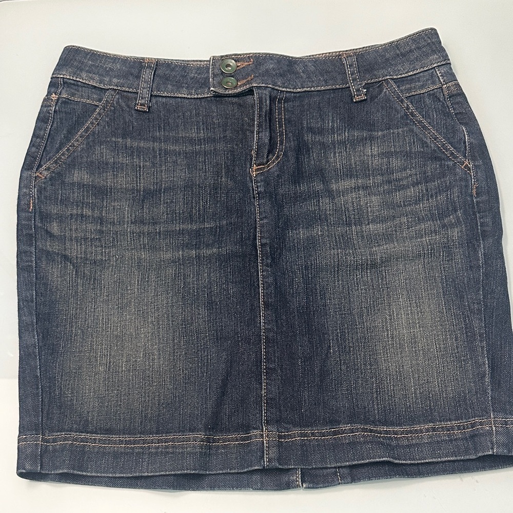 DKNY Petite Denim Skirt